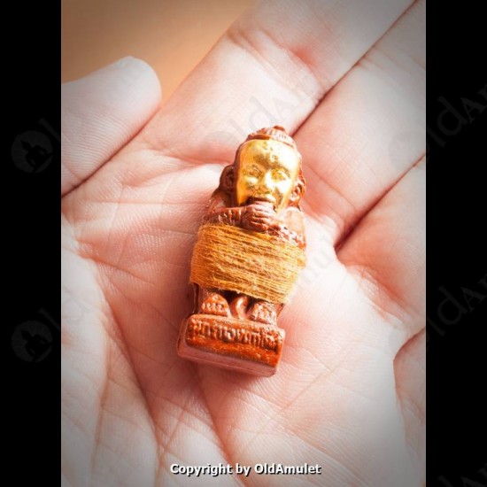 Thai Amulet Gumanthong 27spirits Final Batch Goldface Small Lp Goy 2556