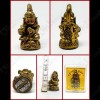 Ngang Kruba Subin BE.2555 Monkey Red Eye BRASS Thai Amulet Love Sex Attraction