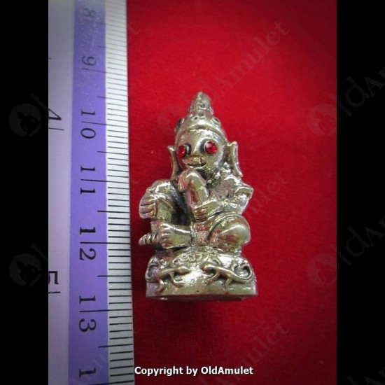 Thai Amulet Monkey Red Eye Ngang Strong Charming White Kb Subin 2555