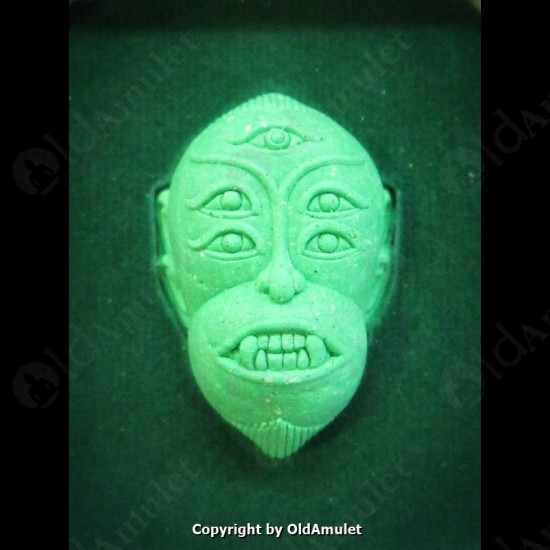 Thai Amulet 4ears5eyes Gambling Wealthy Powder Green Kb Subin 2556