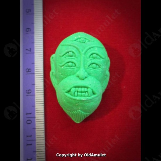 Thai Amulet 4ears5eyes Gambling Wealthy Powder Green Kb Subin 2556