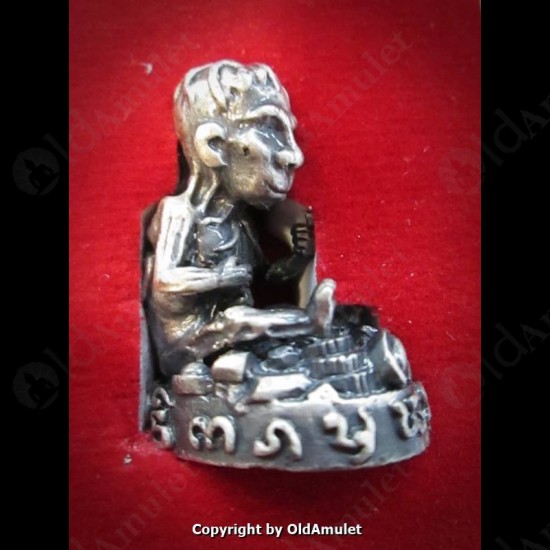 Thai Amulet Lookrok Mini Gambling Wealthy Bronze White Kb Subin 2556