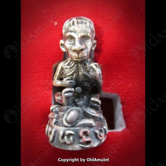 Thai Amulet Lookrok Mini Gambling Wealthy Bronze White Kb Subin 2556