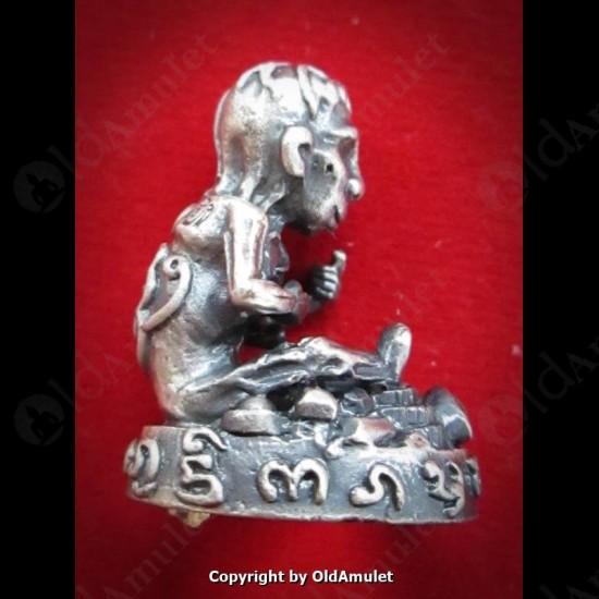 Thai Amulet Lookrok Mini Gambling Wealthy Bronze White Kb Subin 2556