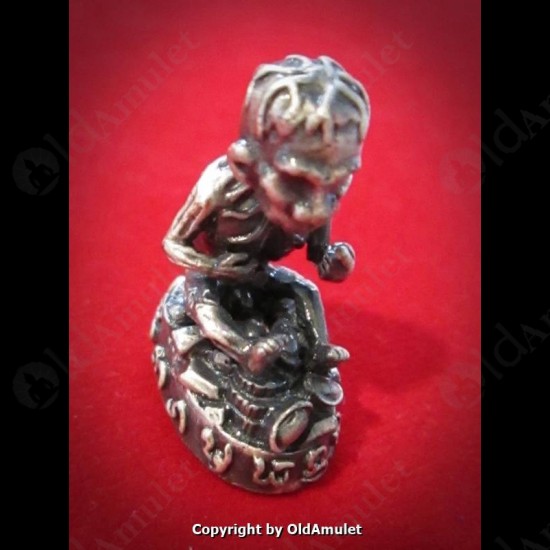 Thai Amulet Lookrok Mini Gambling Wealthy Bronze White Kb Subin 2556