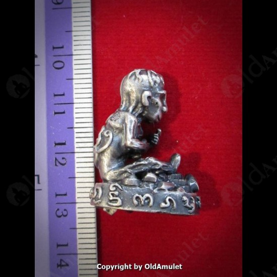 Thai Amulet Lookrok Mini Gambling Wealthy Bronze White Kb Subin 2556