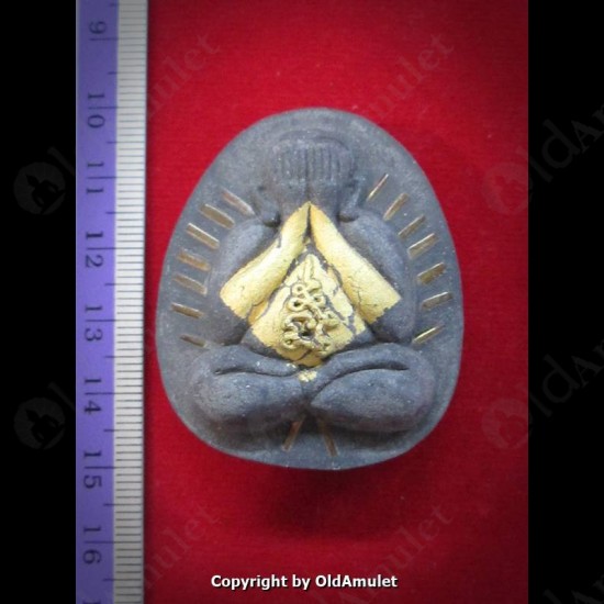 Thai Amulet Pid-ta Close Eye Jumbo 16takroot Powder Mixed Lp Jeed 2555