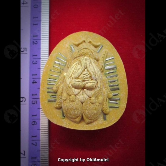 Thai Amulet Holy Wasp Amulet 28akroot Powder Mixed White Lp Jeed 2555