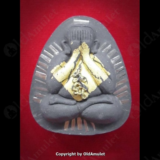 THAI AMULET PID-TA CLOSE EYE JUMBO 28TAKROOT POWDER MIXED LP JEED 2555