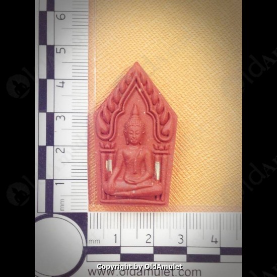 THAI AMULET PHRA KHUNPAEN 2TAKRUD RED HERB WEALTY RICH LP HONG 2546