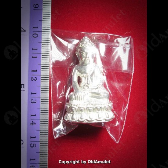 THAI AMULET REAR+LIMITED PHRA KRING BRONZE SILVER LP KOON BAN-RAI 2556