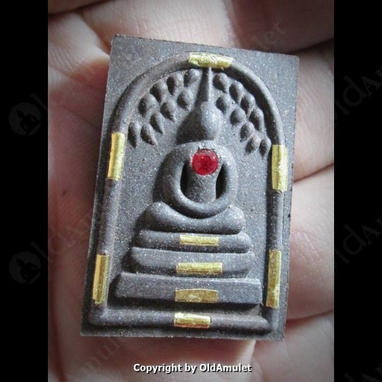 THAI AMULET PHRA SOMDEJ 9 GOLDEN TAKROOT POWDER MIXED LP KOON 2556