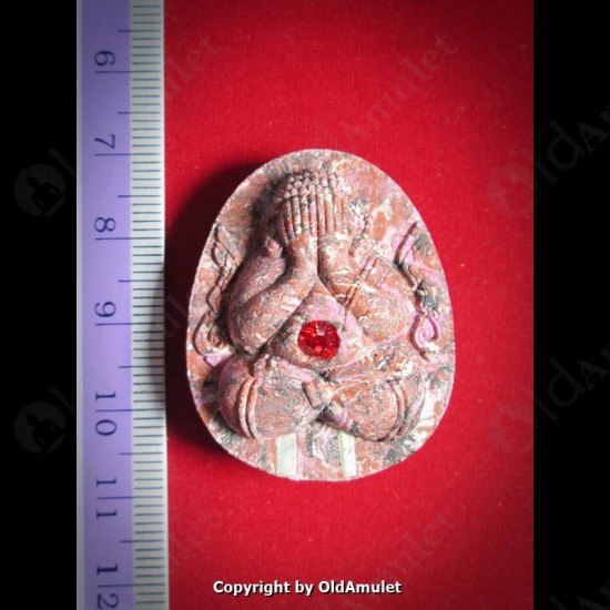 THAI AMULET PID-TA CLOSED EYE 2TAKROOT COLOR POWDER MIXED LP KOON 2556