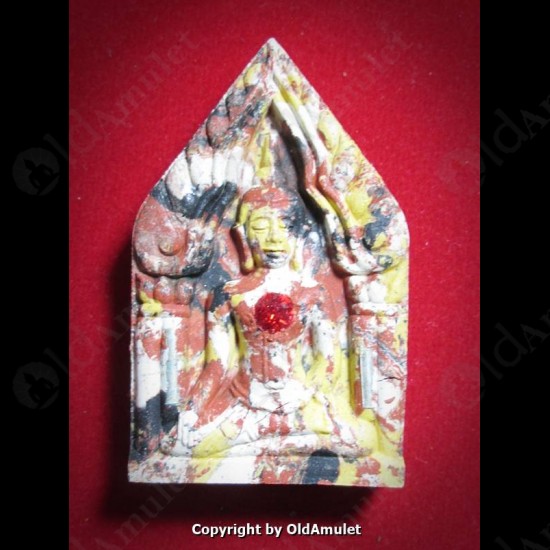 THAI AMULET KHUNPAEN MULTI COLOR POWDER MIXED LP KOON BAN-RAI 2556