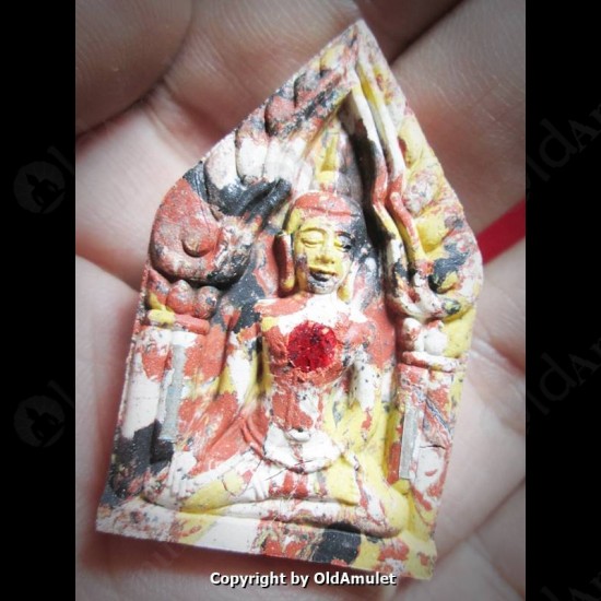 THAI AMULET KHUNPAEN MULTI COLOR POWDER MIXED LP KOON BAN-RAI 2556