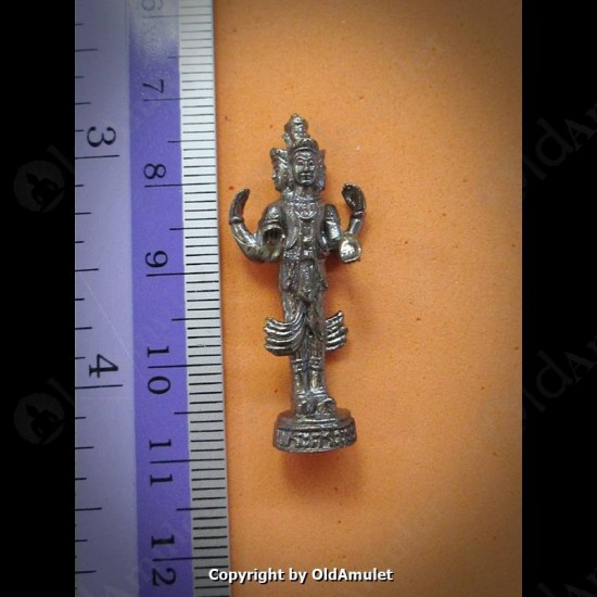 THAI AMULET TRI-MU-LA-TI LARGE SIZE BRONZE MIXED LP KOON BAN-RAI 2556