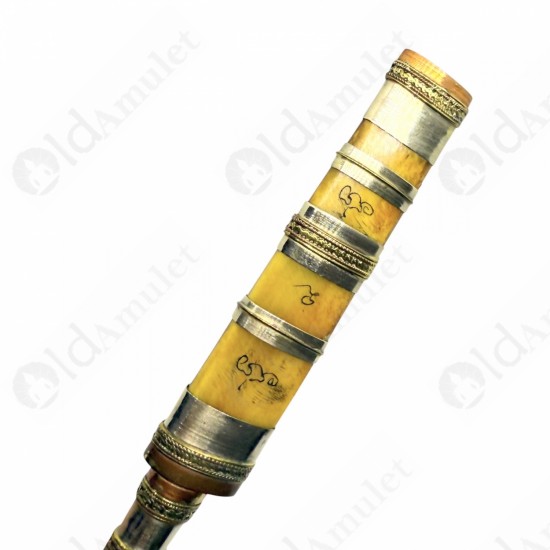 Magic Knife 2.5in Meed-mor Bronze Mixed Lp Koon Ban-rai 2556 Thai Amulet Magic Knife 2.5in Meed-mor Bronze Mixed Lp Koon Ban-rai 2556 Thai Amulet