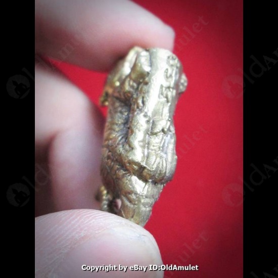 THAI AMULET TIGER BRONZE MIXED LOVE SEX ATTRACTION LP AJAN O 2556