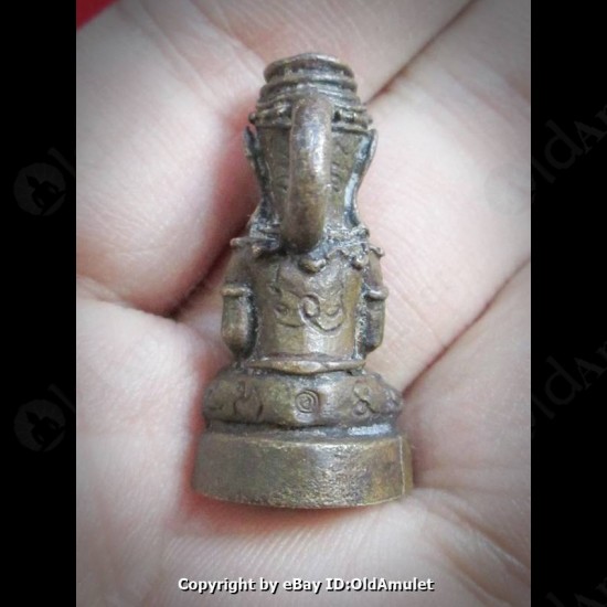 THAI AMULET LERSI HERMIT BRONZE MIXED LOVE SEX ATTRACTION LP AJAN O 2556