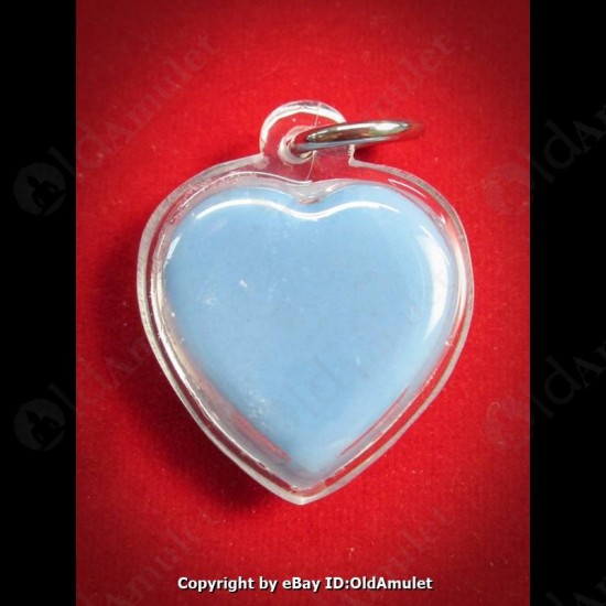 THAI AMULET WAX HAU JAI HEART SILVER SWAN WATERPROOF LP AJAN O 2556