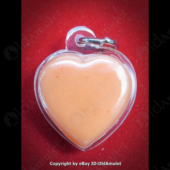 THAI AMULET WAX HAU JAI HEART GOLD STAR WATERPROOF LP AJAN O 2556