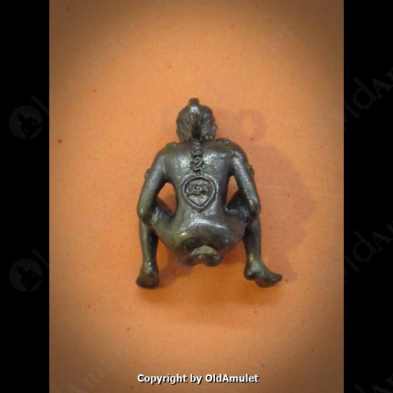 Thai Amulet E-per Ngang Men Charming Love Attraction Bronze Lp Key 2551