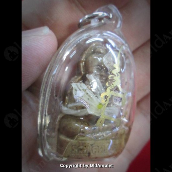 THAI AMULET KUBA THEPMUNI GUMANTHONG SUPER RICH IN HOILY OIL B.E.2553