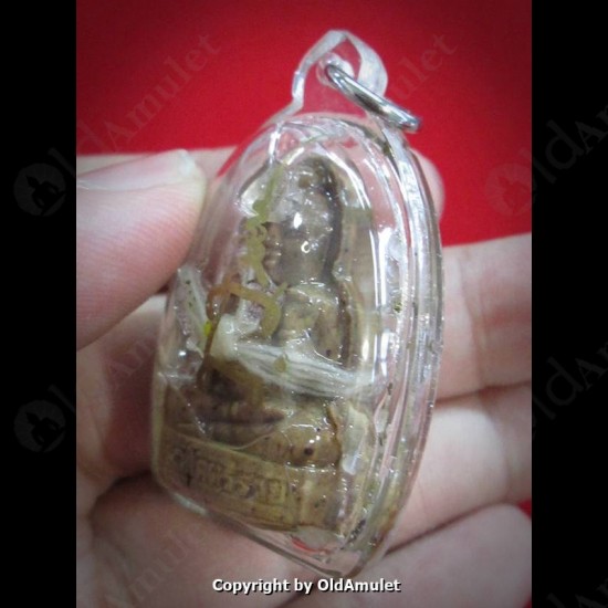 THAI AMULET KUBA THEPMUNI GUMANTHONG SUPER RICH IN HOILY OIL B.E.2553