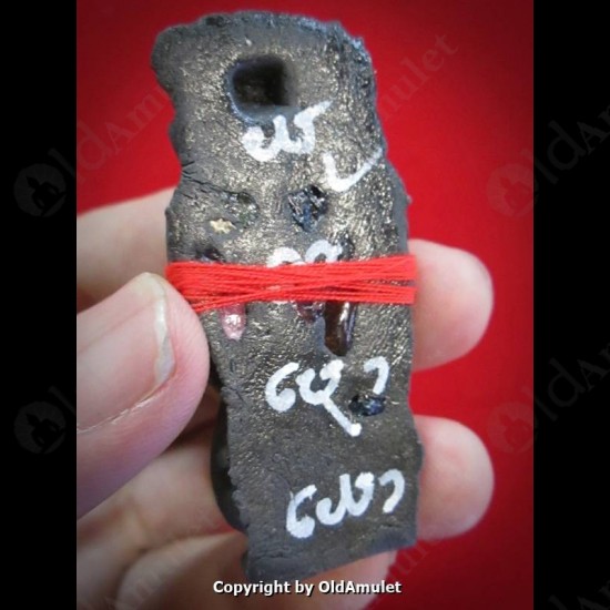 THAI AMULET KUBA THEPMUNI GUMANTHONG KMT BLACK 7GRAVEYARD SOIL B.E.2553