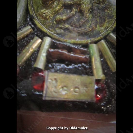 Thai Amulet locket Photo 9Tail Fox 16Takud Love power LARGE Lp Inn BE.2556