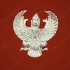 Garuda Lp Key BE.2556 Krutha King Of Bird GOLD PLATED Color Large Thai Amulet
