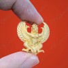 Garuda Lp Key BE.2556 Krutha King Of Bird GOLD PLATED Color Large Thai Amulet