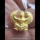 THAI AMULET GARUDA KRUT KING OF BIRD GOLD COLOR PLATED SMALL LP KEY 2556