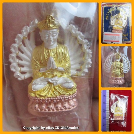 THAI AMULET GUAN YIN GOD OF LOVE 1000HAND 3 COLOR LP KEY 2556