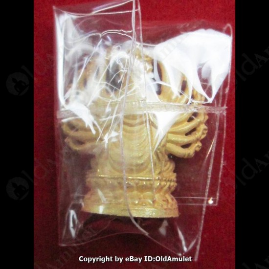 THAI AMULET GUAN YIN GOD OF LOVE 1000HAND GOLD COLOR LP KEY 2556