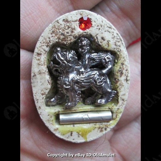 Thai Amulet Photo Er-ger-fong Gambling Lucky Thai Style Face Lp Key 2556