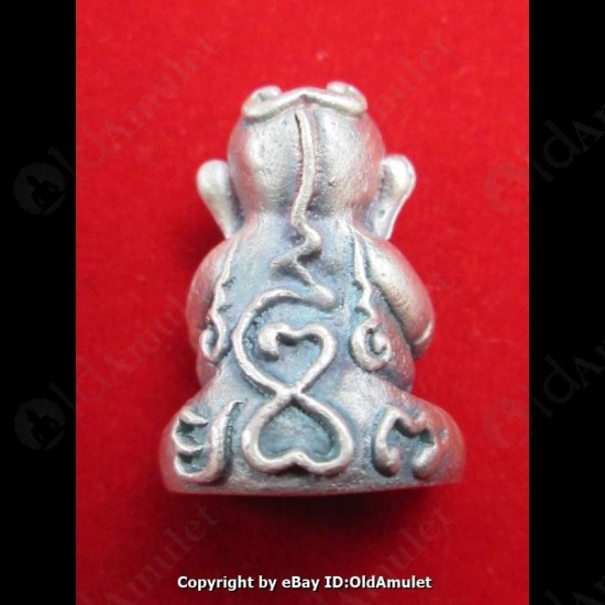 THAI AMULET PID TA CLOSED EYE PROTECTION WHITE COLOR LP KEY 2556