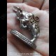 Thai Amulet Holy Buffalo Bull Pendant Bronze Color Lp Key 2556