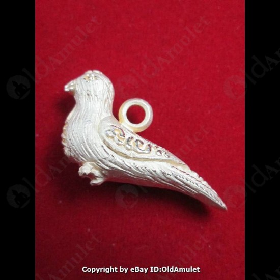 THAI AMULET SALIKA CHARM BIRD PANDENT LOVE ATTRACTION GOLD LP KEY 2556