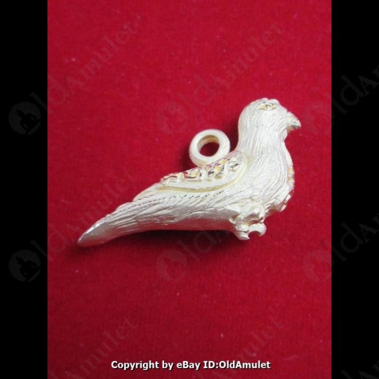 THAI AMULET SALIKA CHARM BIRD PANDENT LOVE ATTRACTION GOLD LP KEY 2556