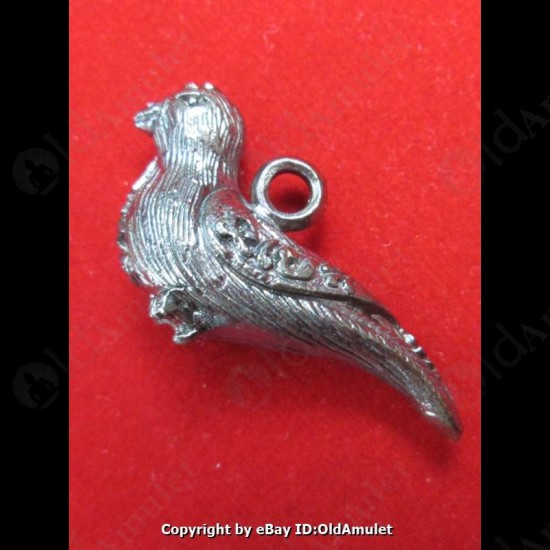 THAI AMULET SALIKA CHARM BIRD PANDENT LOVE ATTRACTION BLACK LP KEY 2556