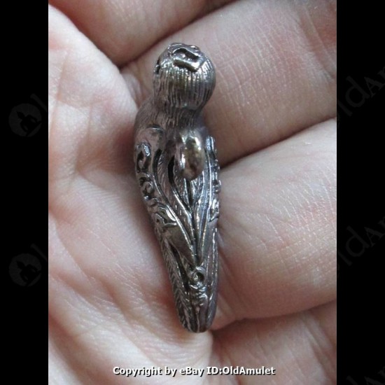 THAI AMULET SALIKA CHARM BIRD PANDENT LOVE ATTRACTION BLACK LP KEY 2556