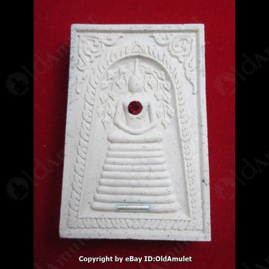 THAI AMULET SOMDEJ LONG STAGE WHITE POWDER WEALTHY RICH LP KEY 2556