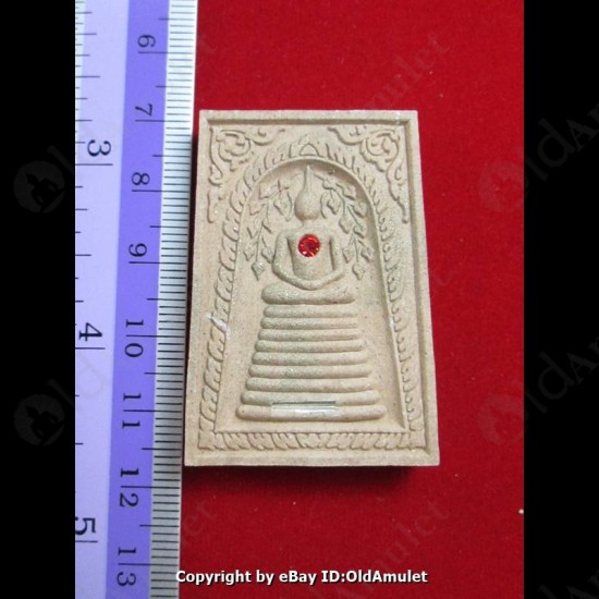 THAI AMULET SOMDEJ LONG STAGE BROWN HERB WEALTHY RICH LP KEY 2556