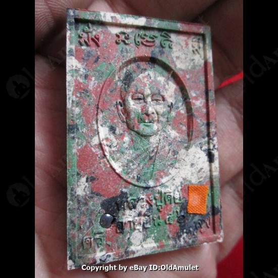 THAI AMULET SOMDEJ LONG STAGE MULTI COLOR MIX WEALTHY RICH LP KEY 2556