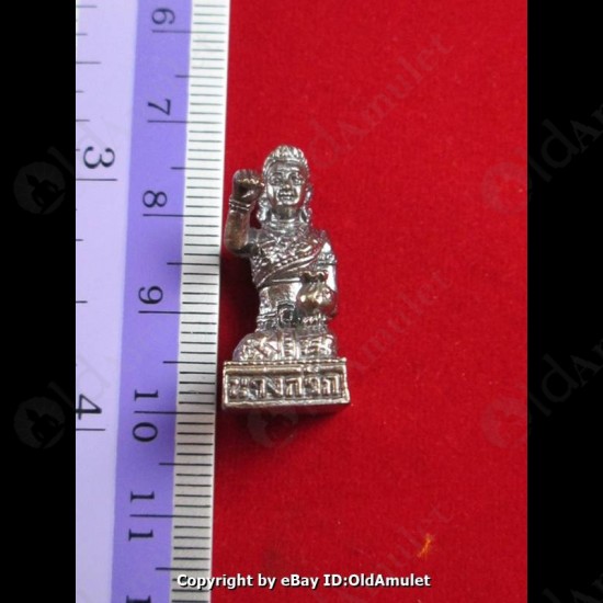 THAI AMULET NANG KWAK RICH GIRL GOOD BUSSINESS BRONZE SMALL LP KEY 2556