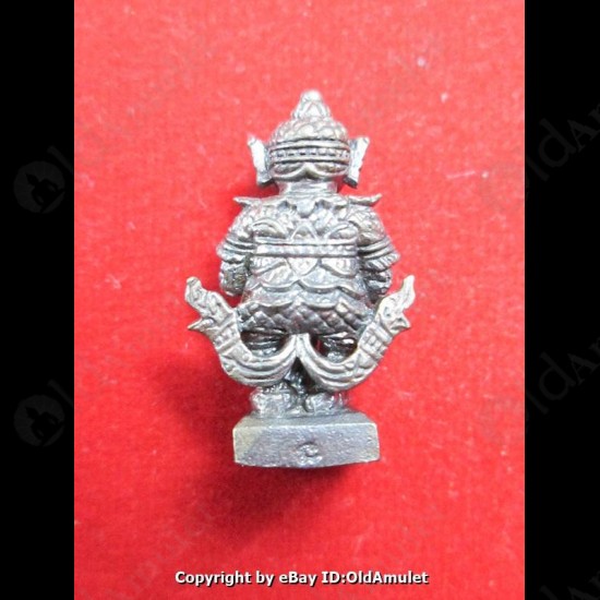 Thai Amulet Wejsuwan Giant Evil Eye Life Protection Bronze Lp Key 2556