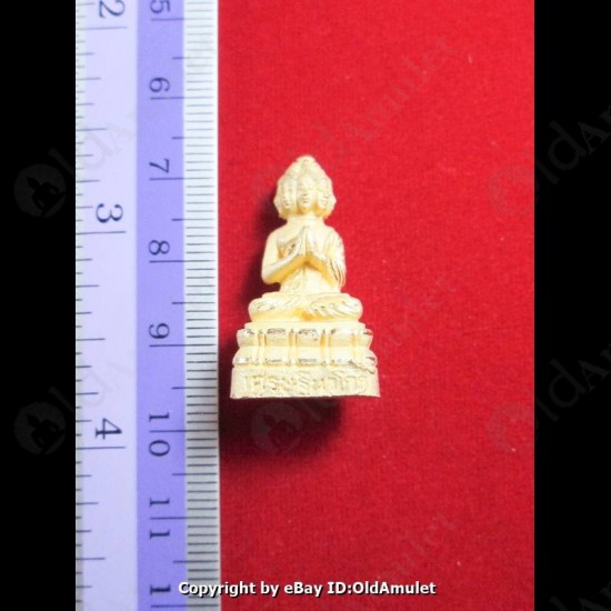 Thai Amulet Nawakote 9face Rich Man Wealthy Gold Color Large Lp Key 2556