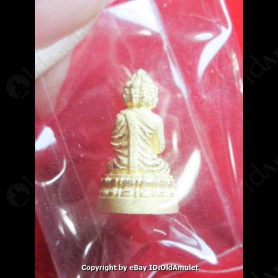 Thai Amulet Nawakote 9face Rich Man Wealthy Gold Color sz-Small Lp Key 2556