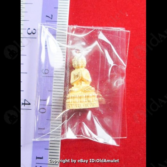 Thai Amulet Nawakote 9face Rich Man Wealthy Gold Color sz-Small Lp Key 2556